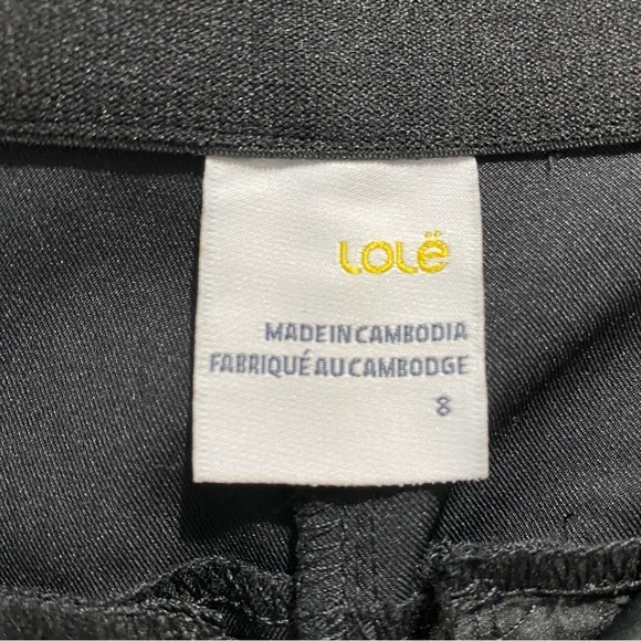 LOLE active pants stretchy black womens size 8 - Picture 14 of 15